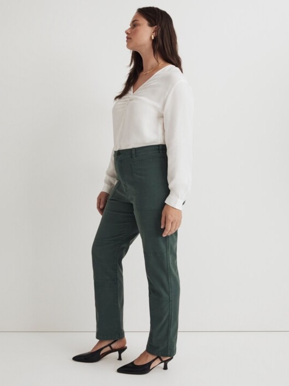 Madewell ‘90s Straight Utility Pant - Picture 3 of 6